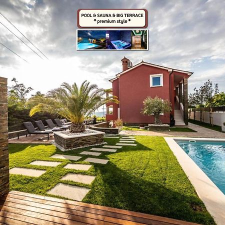 Villa Sunset Pool & Spa Apartments Zgornje Skofije Екстериор снимка