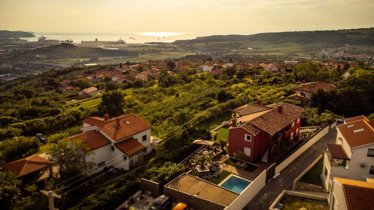 Villa Sunset Pool & Spa Apartments Zgornje Skofije Екстериор снимка